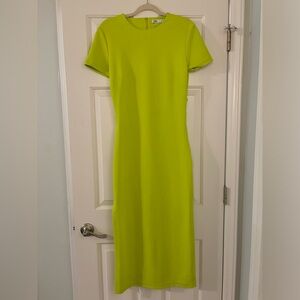 Bright green Zara dress size M